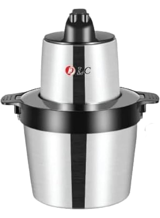 إيروريكس مفرمة لحم متعددة الوظائف من الفولاذ المقاوم للصدأ بسعة 6 لتر وشفرات حادة بقوة 600 وات 39405 - Image 1