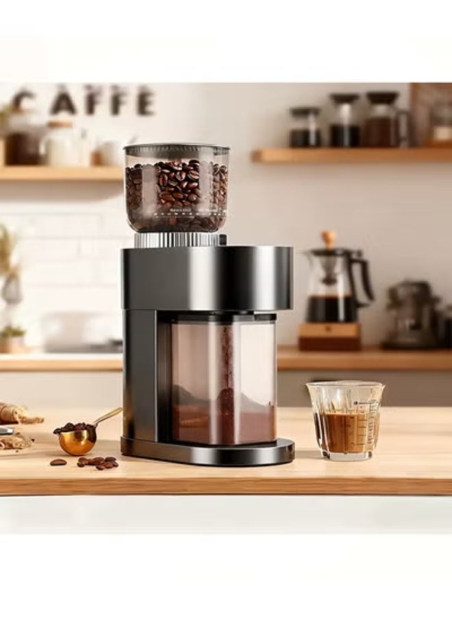 فوغماكس آلة صنع القهوة الأوتوماتيكية الصغيرة، مطحنة حبوب القهوة الكهربائية، مطحنة حبوب القهوة المنزلية - Image 1