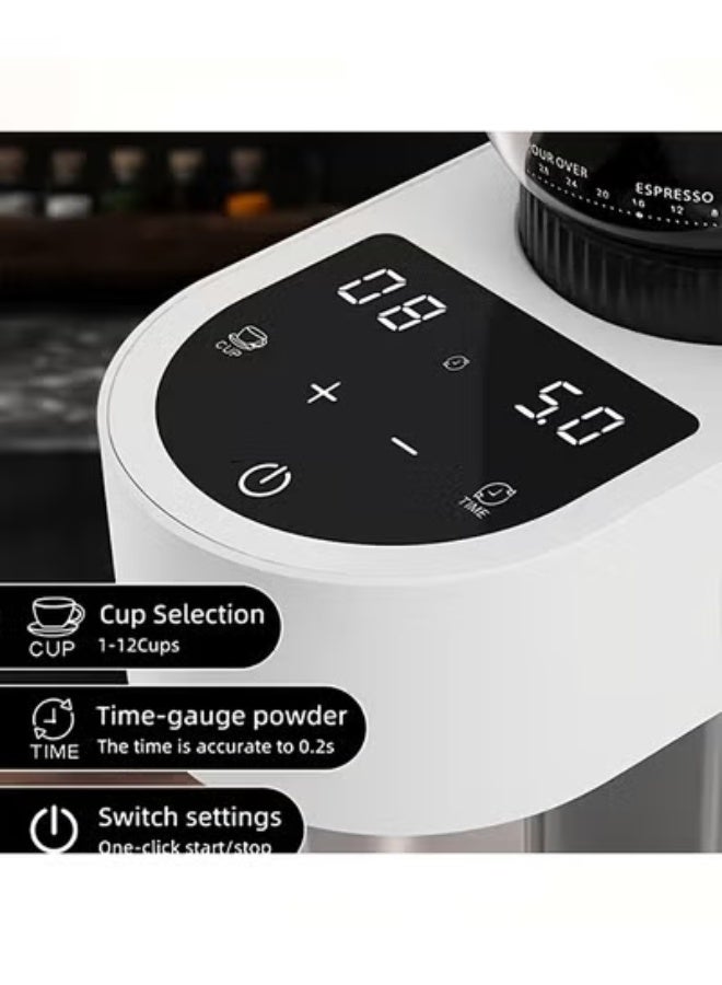 فوغماكس آلة صنع القهوة الأوتوماتيكية الصغيرة، مطحنة حبوب القهوة الكهربائية، مطحنة حبوب القهوة المنزلية - Image 3