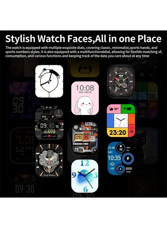 RollsTimi  GPS Sports Smart Watch for Men & Women, 1.83" TFT Display Fitness Tracker with Sleep Monitor, 123+ Sports Modes, IP68 Waterproof, Compatible with Android iOS, Silver - Image 5