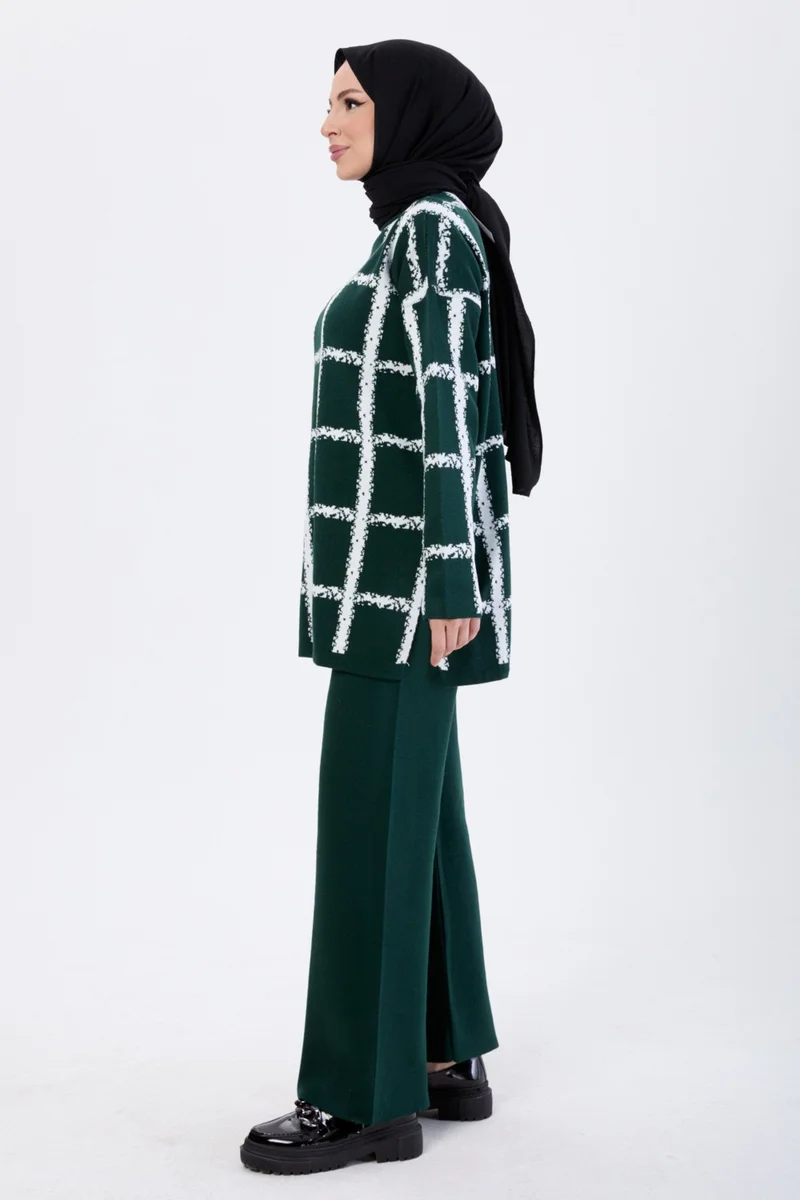 Tofisa 21831-ZUMRUT Knitwear Tunic Trousers