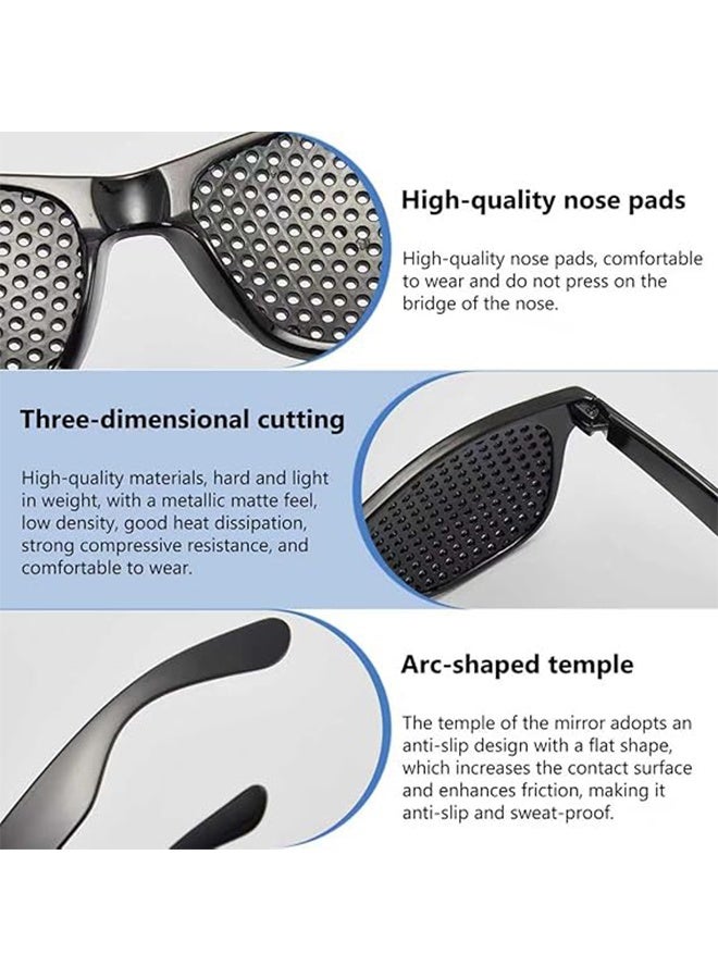 2 Pcs Adjustment Glasses, Help Eye Training And Concentration, Light and Comfortable Frame, Lightweight Frame for Eye Training Focus for Daily Use and Relaxation - Image 2