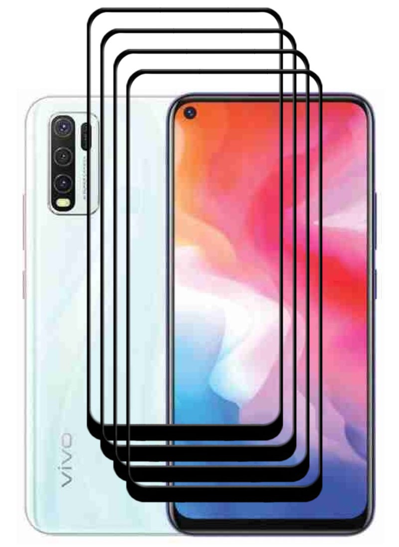 ACLIX 4 Pieces Antistatic ESD Dustproof Premium Quality High Definition Tempered Glass Screen Protector Designed For vivo Y30 - Image 1