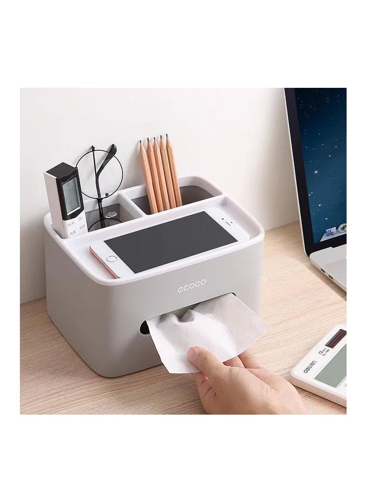 ECOCO Square Tissue Box - Versatile for organizing your home with precision and elegance