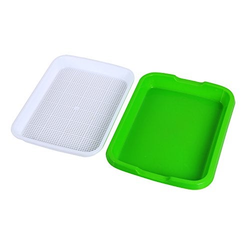 Homend Seed Sprouter Tray, 5 Pack Seed Germination Tray Bpa Free Nursery Tray For Seedling Planting Great For For Garden Home Office (Green,White) - Image 5