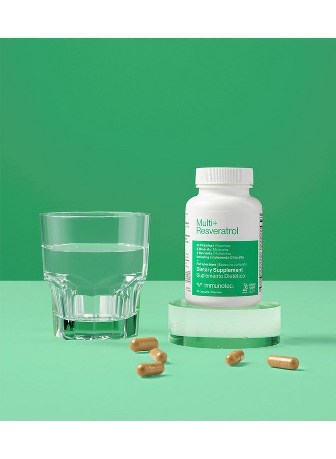 Immunotec Multi+ Resveratrol Full Spectrum Dietary Supplement 13 Vitamins, 5 Minerals, 3 Nutrients With Chlorella - Image 2
