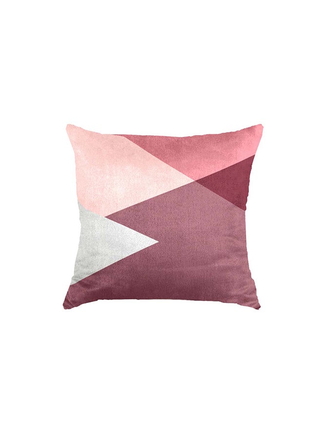 RIZARIES Super Soft Shades of Pink Geometric Throw Cushion  - Image 1