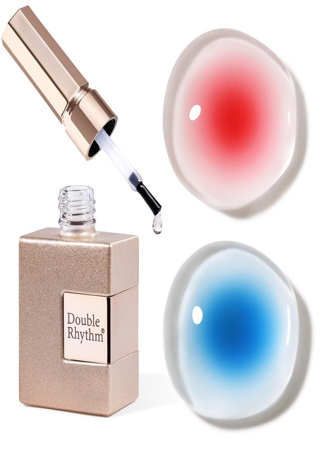 دابل ريذم طلاء جل بلومينج مزدوج الإيقاع 15 مل طلاء أظافر شفاف بلومينج لتأثير الانتشار في المنزل 0.5 أونصة (شفاف) - Image 1