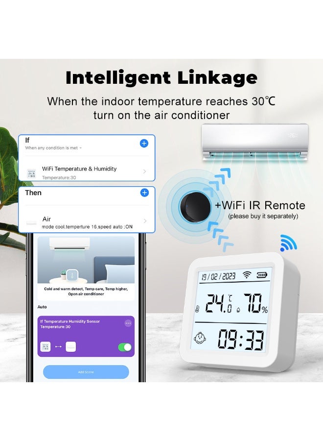 TUYA Smart Temperature and Humidity Sensor with Display - Image 3