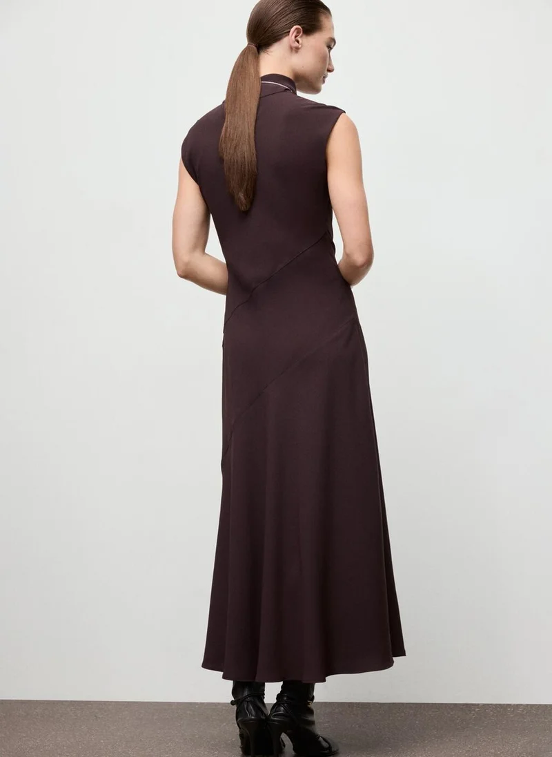 MANGO Long turtleneck dress