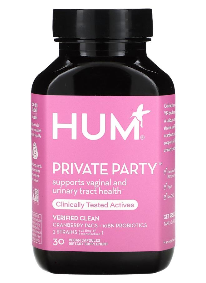Hum Nutrition - Private Party 30 Vegan Capsules - Image 1