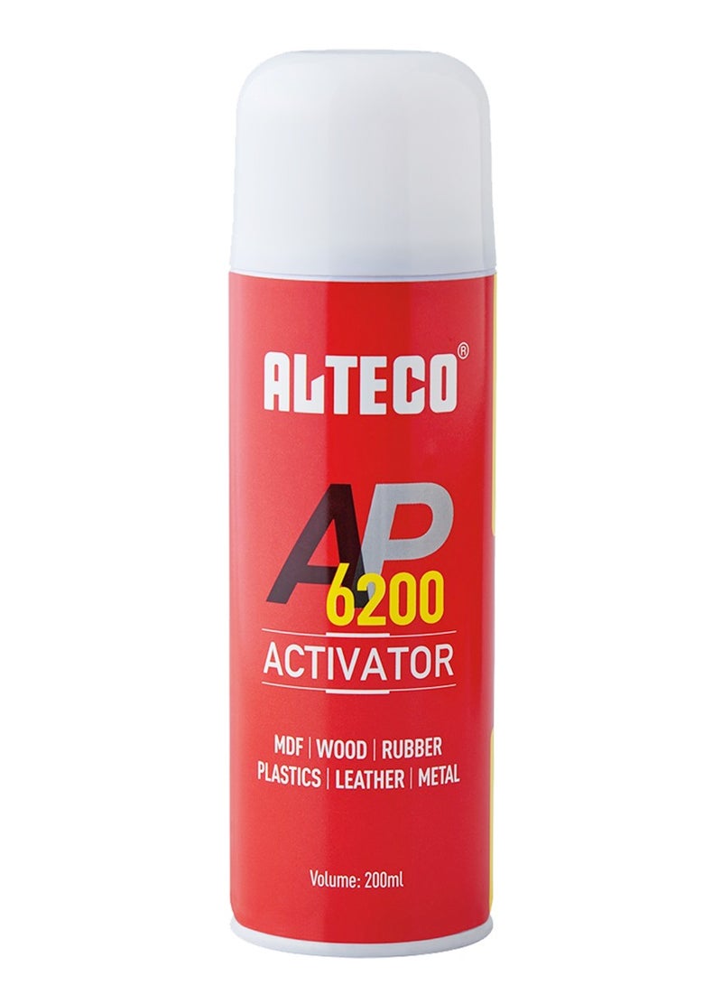 ألتيكو طقم مكون من قطعتين: مُنشّط (Activator) سعة 200 مل ولاصق سيانوأكريلات W2 بوزن 50 جم؛ مجموعة لاصقة سريعة الربط لـ MDF، والخشب، والمطاط، والبلاستيك، والجلد، والمعدن؛ طقم إصلاح ولصق متعدد الأغراض - ALTECO AP6200 - Image 5