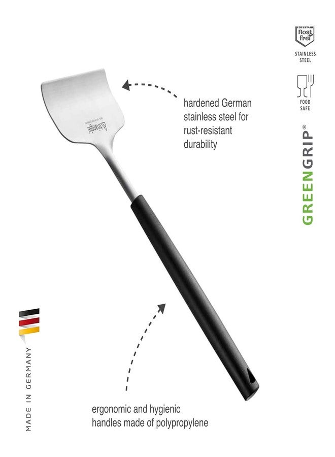 تريانجل موزّع كريمة مثلث الشكل - مصنوع من الفولاذ المقاوم للصدأ - موزّع كريمة التزيين والتغطية للكيك والحلويات - مقبض GreenGrip - آمن للغسل في غسالة الأطباق - Image 2