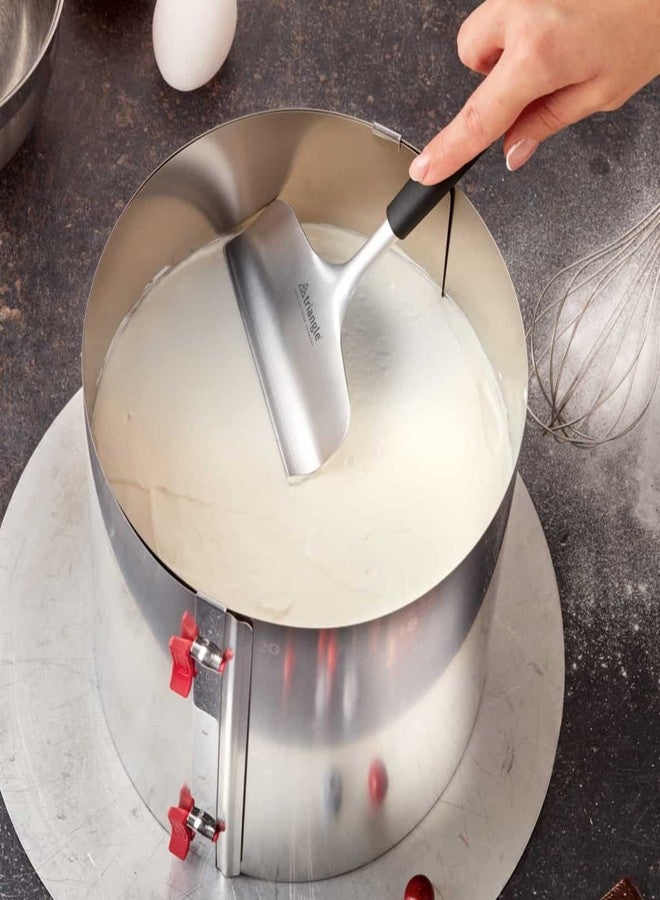 تريانجل موزّع كريمة مثلث الشكل - مصنوع من الفولاذ المقاوم للصدأ - موزّع كريمة التزيين والتغطية للكيك والحلويات - مقبض GreenGrip - آمن للغسل في غسالة الأطباق - Image 3