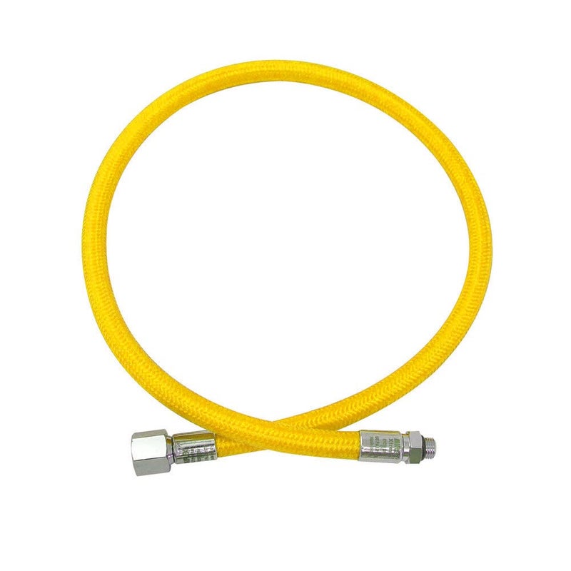 XS Scuba Miflex Low Pressure Braided Hoses - Mellow Yellow, 40" - Image 1