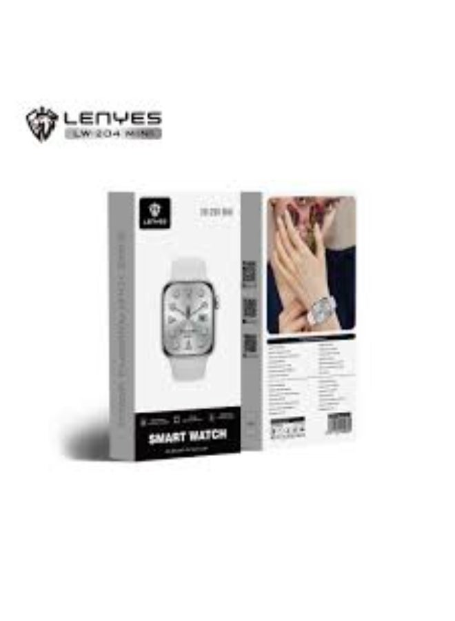 لينيس ساعة لينيس LW-204 ميني سمارت 5 - شاشة عالية الدقة، متتبع اللياقة البدنية، تنبيهات المكالمات والرسائل - Image 1