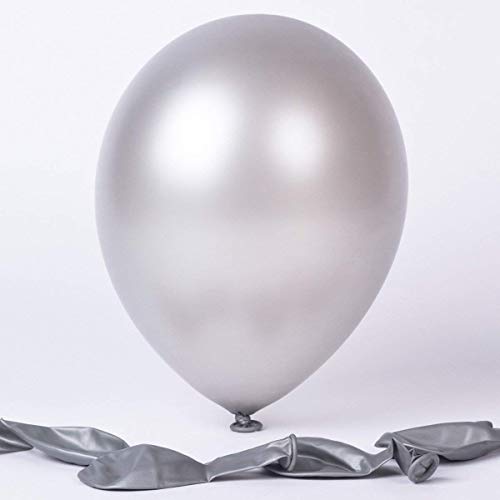 Vail Creations MADE IN INDIA 10inch Metallic Balloons for Birthday Decoration/Anniversary Party Decoration(Gold + Silver,Pack of 200) - Image 3