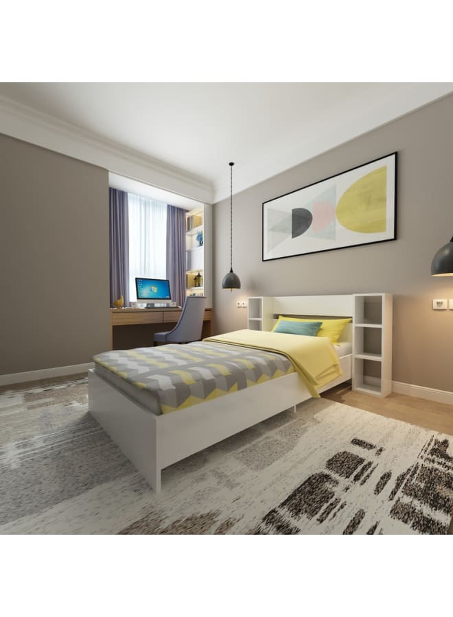 ريترو RA-BD26 سرير 94x90x198سم - أبيض - Image 1