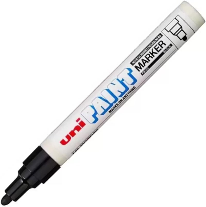 يوني بول Uni-Ball Px-20 Permanent Marker - Black - Image 1