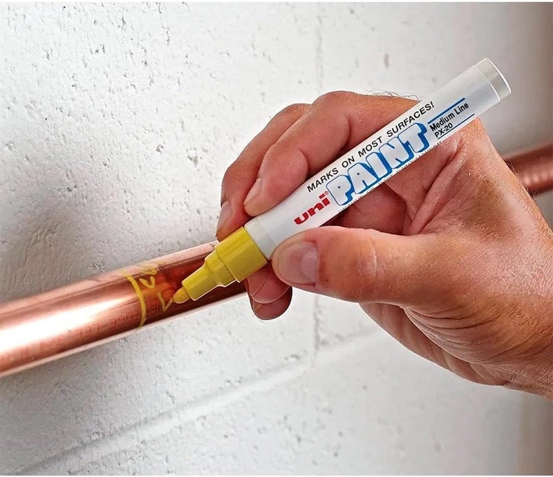 يوني بول Uni-Ball Px-20 Permanent Marker - Black - Image 4