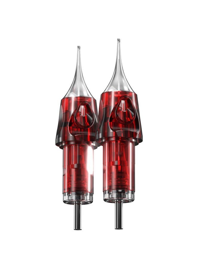 CNC 5RL Tattoo Needles Cartridge 20Pcs #10 Bugpin Disposable Needles Round Liner with Membrane EN04-20-1005RL - Image 1