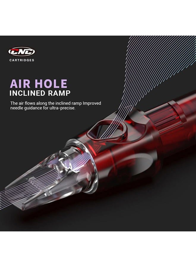 CNC 5RL Tattoo Needles Cartridge 20Pcs #10 Bugpin Disposable Needles Round Liner with Membrane EN04-20-1005RL - Image 3