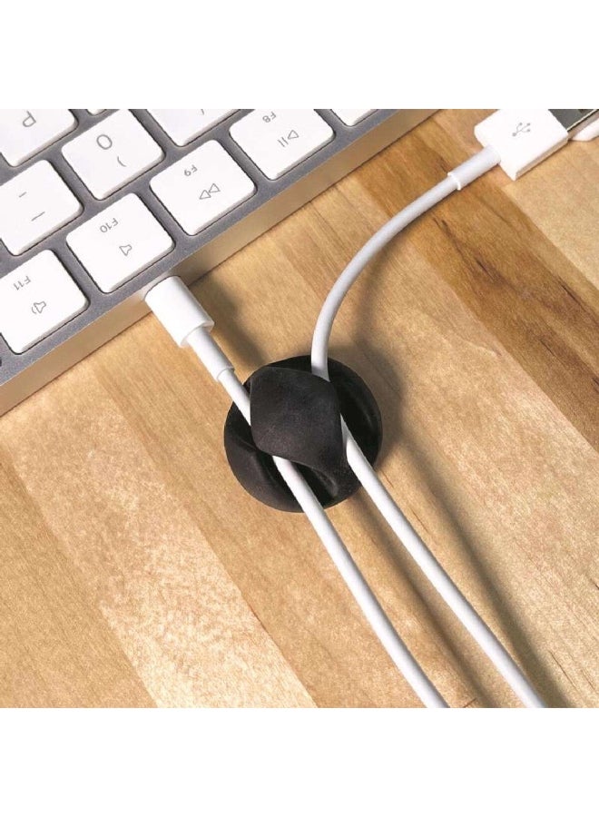 Wrap-It Storage 14-Piece Adhesive Backed Assorted Cable Clips Black 3.18 x 8.89 x 17.15 cm 514-CLIPS-BL - Image 4