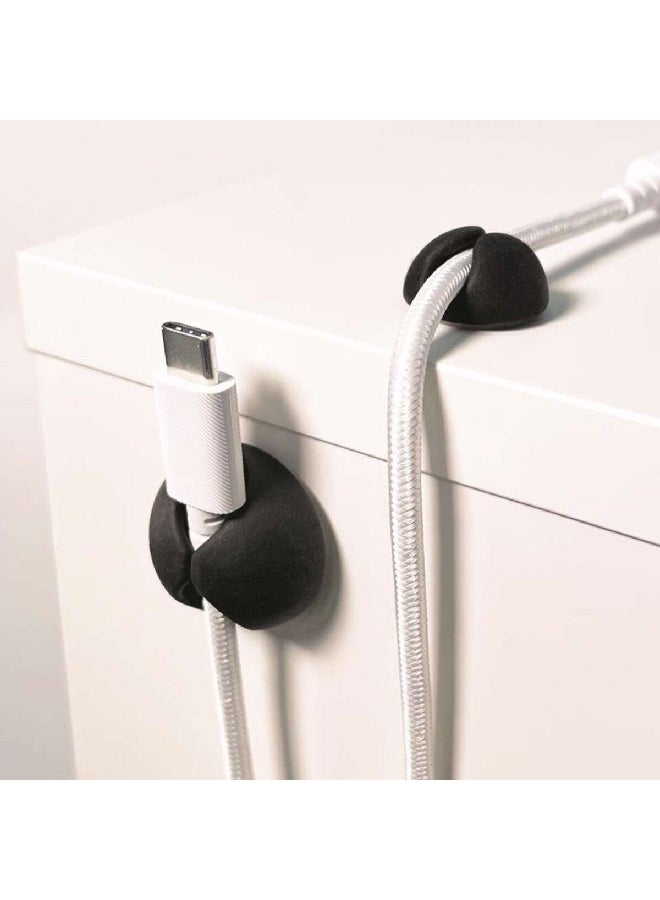 Wrap-It Storage 14-Piece Adhesive Backed Assorted Cable Clips Black 3.18 x 8.89 x 17.15 cm 514-CLIPS-BL - Image 2