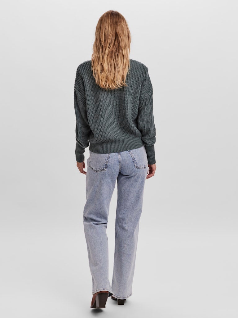 VERO MODA VMLEA LS V-NECK CUFF CARDIGAN NOOS - Image 2