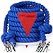 X XBEN Tug of a War Rope for Kids and Adult Tag o War Ropes with Flag for Outdoor Outside Carnival Lawn Field Team Building Game Safety Cord for School and Church Blue 45FT - Image 3