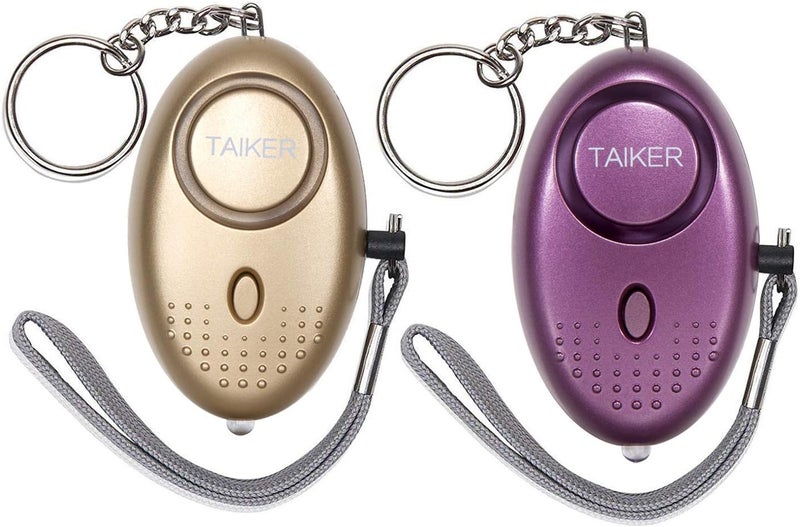 Taiker Personal Alarm for Women 140DB Emergency Self-Defense Security Alarm Keychain with LED Light for Women Kids and Elders-2 Pack - Image 1