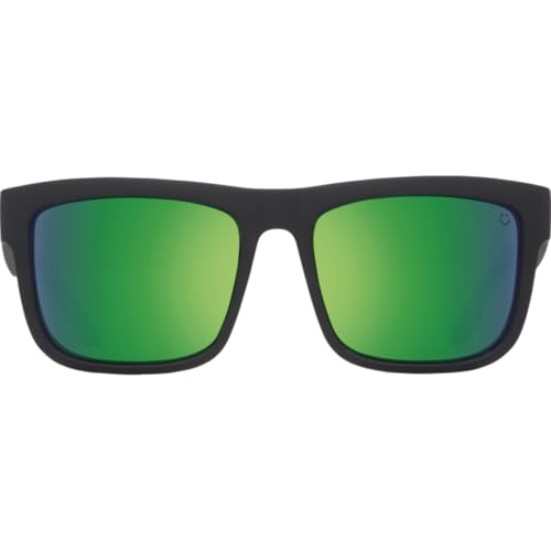SPY Square Discord Matte Blk-HD Brnz Polar w/Green Spectra Mirror, Multi, One Size - Image 2