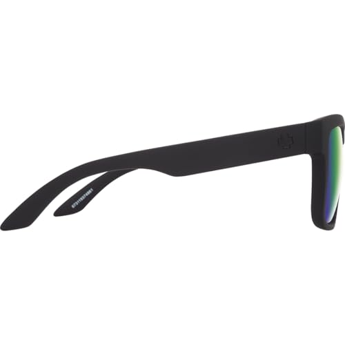 SPY Square Discord Matte Blk-HD Brnz Polar w/Green Spectra Mirror, Multi, One Size - Image 4