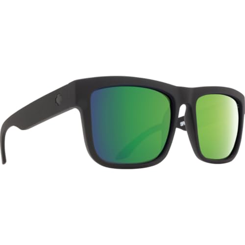 SPY Square Discord Matte Blk-HD Brnz Polar w/Green Spectra Mirror, Multi, One Size - Image 1