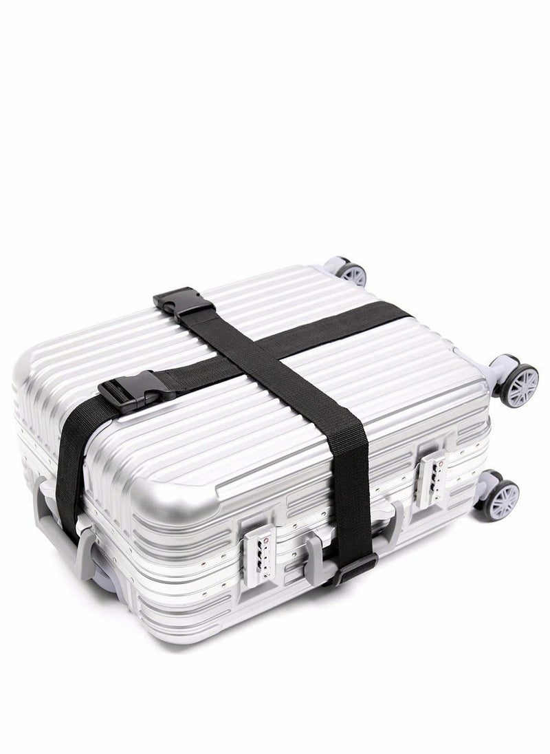 Luggage Straps, Straps with Buckle Adjustable, Suitcase Belts Travel Accessories Bag Adjustable Tie Down Strap Lashing Quick-Release (4 Pack)