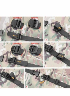 Excefore Luggage Straps, Straps with Buckle Adjustable, Suitcase Belts Travel Accessories Bag Adjustable Tie Down Strap Lashing Quick-Release (4 Pack)  - Image 4