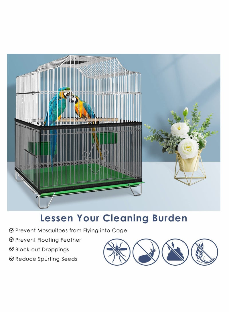 Generic Universal Bird Cage Cover Nylon Mesh Net Cover  - Image 4