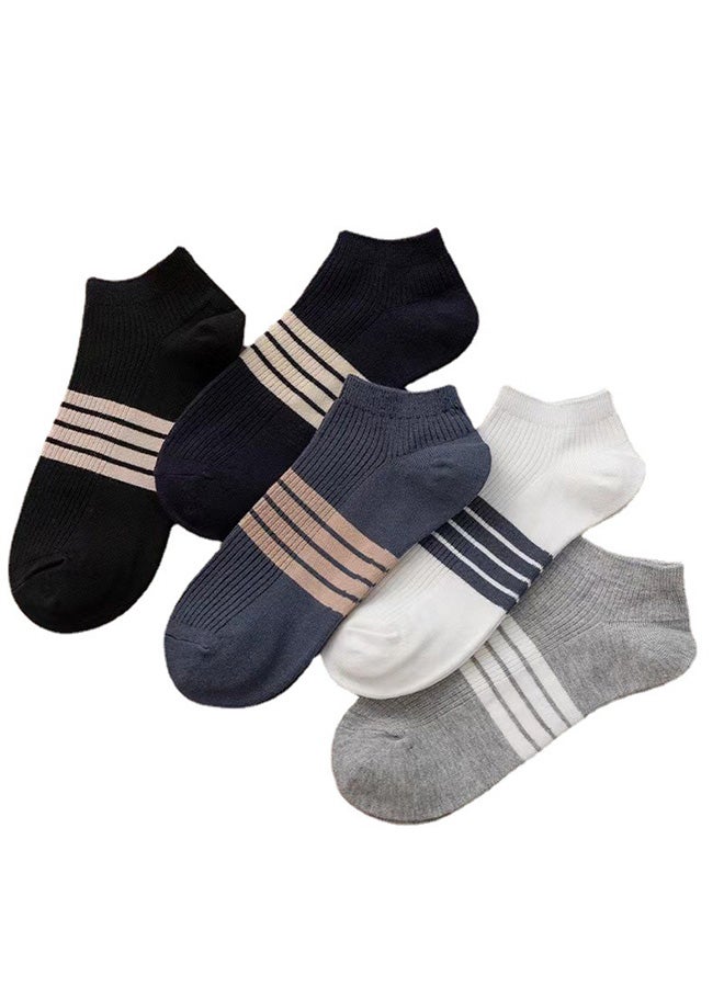 Four-color five-pair men's socks