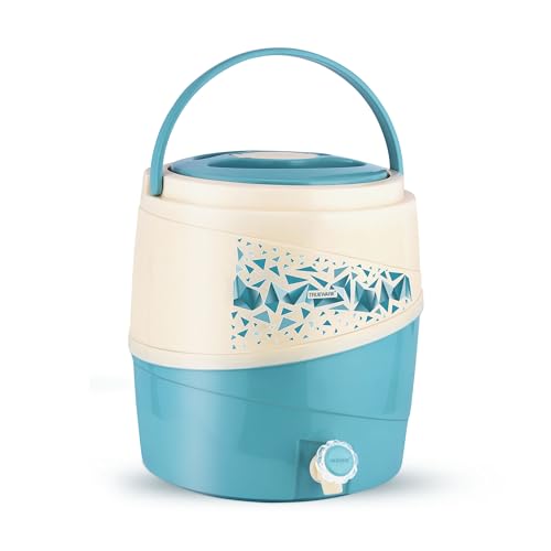Trueware ICE Berg 22 Insulated Water Jug, 21 litres | Blue | PU Insulated | Food Grade | Easy to Carry | BPA Free | Ideal for Travel | Picnic | Homes | Office | Shops | Clinics | Extra Tap Free - Image 1