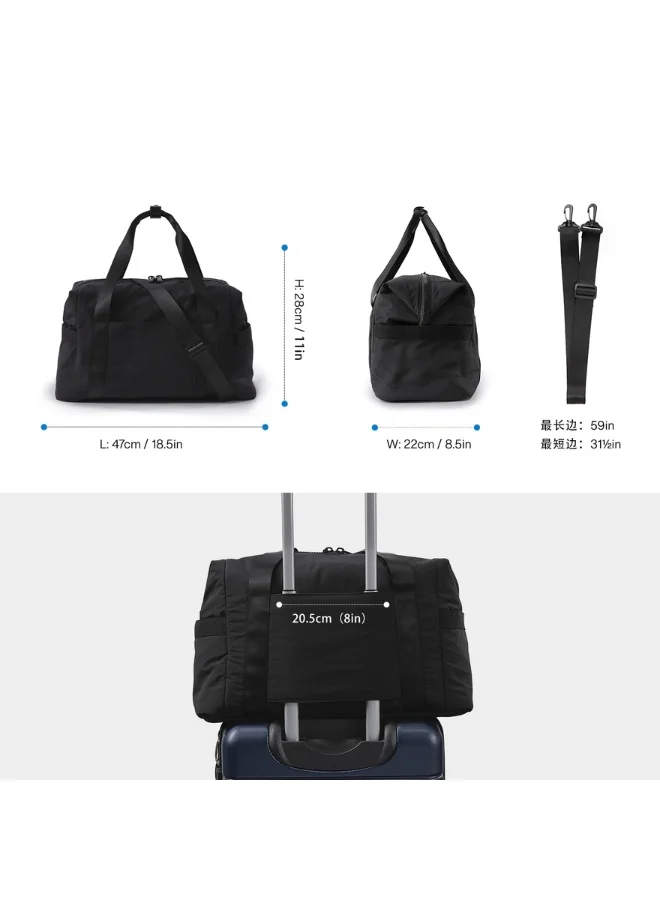 BAGSMART BAGSMART Black Zoraesque Duffel Black