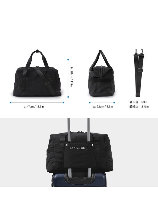 BAGSMART - BAGSMART Black Zoraesque Duffel Black - Image 1