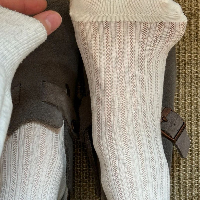 Fashion Hollow Mesh Mid-Calf Socks for Women - Image 5