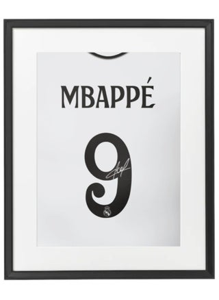 Kylian Mbappe Real Madrid Autographed Jersey - Framed Poster 50x40cm - Football Memorabilia, Soccer Collectible, Gift for Fans - pzsku/Z3DAFE3C9BFDD2DBE0414Z/45/_/1731771807/d3bba0d0-3711-47fc-a1d0-6ebc5788fef5