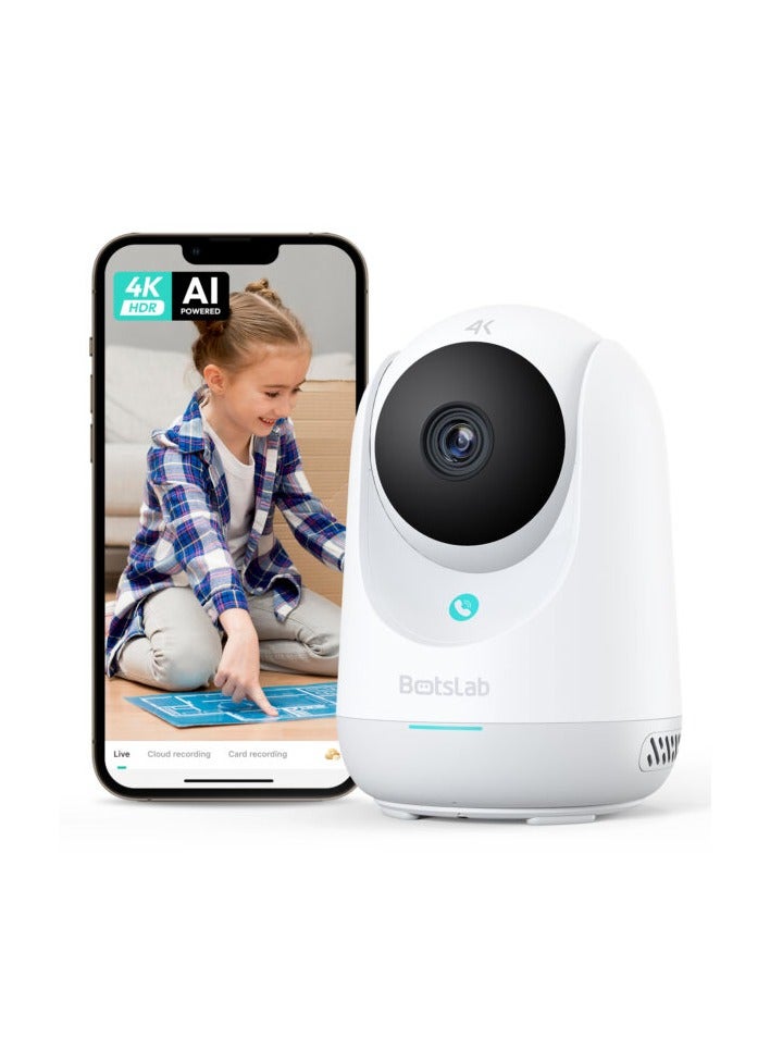 Botslab C224, an innovative security camera that offers excellent 4K 8MP image quality to capture every detail, The 2.4GHz Wi-Fi and Wi-Fi 6 wireless connection guarantees stability and speed. Google Assistant and IFTTT for easy control and integration with other Smart Home devices. - Image 1