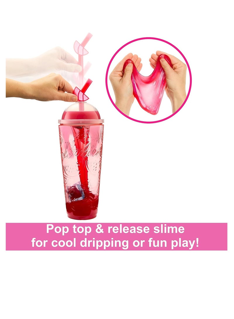 Barbie Pop Reveal Fruit Series Watermelon Crush Doll, 8 Surprises Include Pet, Slime, Scent & Color Change - Image 5
