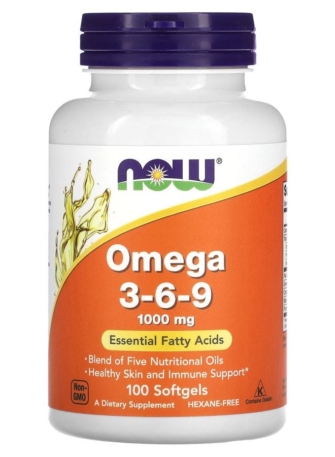 now Omega 3-6-9 1000 mg 100 Softgel