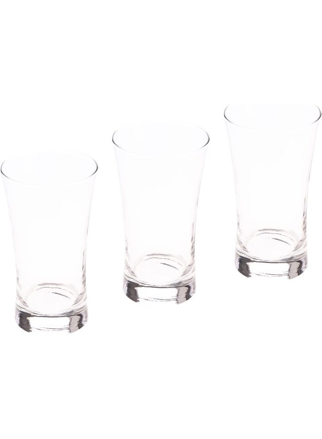 AKDC Flash Glass Tumbler 3Pcs L(7CM) XW(7CM) XH(13CM) transparent - Image 2