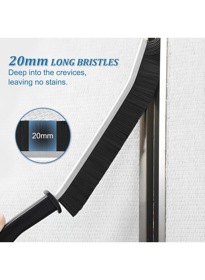 Wazdorf Gap Cleaning Brush, Bathroom Gap Cleaning Brush, Clean The Dead Corners Of Bathroom Kitchen Tiles, Window Slots, Multi-Purpose Door Window Deep (Pack Of 4)  - Image 4