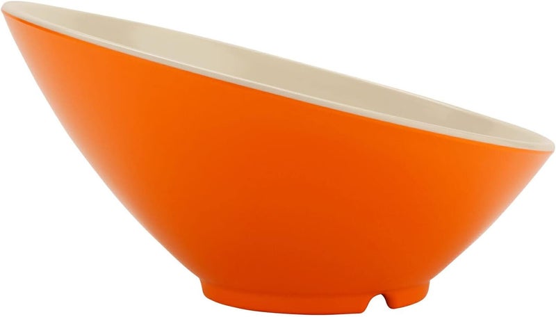 GET B792ST Angled Cascading Serving Bowl for Salads Rice and Dessert 24 Ounce  925 Sunset Orange - Image 4