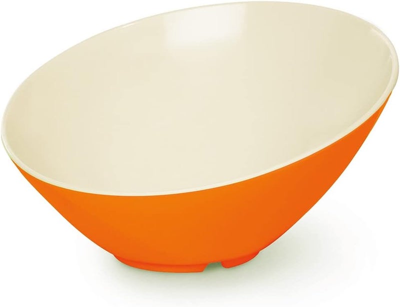 GET B792ST Angled Cascading Serving Bowl for Salads Rice and Dessert 24 Ounce  925 Sunset Orange - Image 5